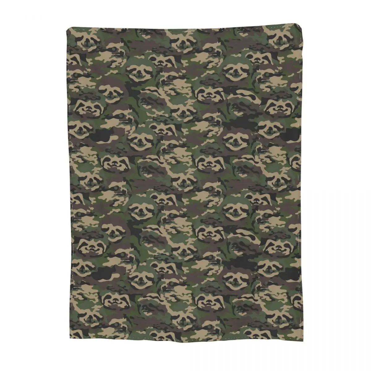 

Relax Sloth Camouflage Blanket Accessories Sofa Decorative Throw Blankets Super Warm Coral Fleece Plush for Outdoor