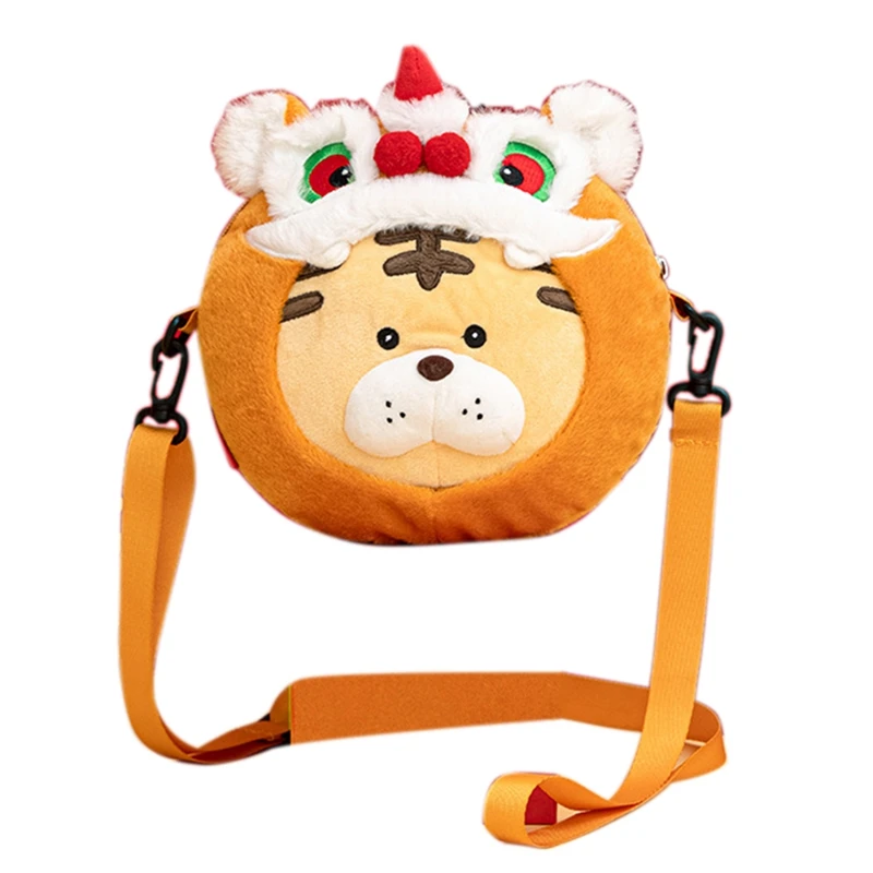 Tiger Plush Sling Bag Decor New Year Cartoon Kids Coin Purse Party Pendant New Year Decorations Plush Toys Gift
Tiger Plush Sling Bag Decor New Year Cartoon Kids Coin Purse Party Pendant New Year Decorations Plush Toys Gift