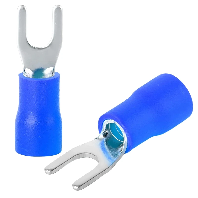 300 Pcs AWG Insulated Fork Spade U-Type Wire Connectors Kit Electrical Connectors Crimp Terminal
300 Pcs AWG Insulated Fork Spade U-Type Wire Connectors Kit Electrical Connectors Crimp Terminal