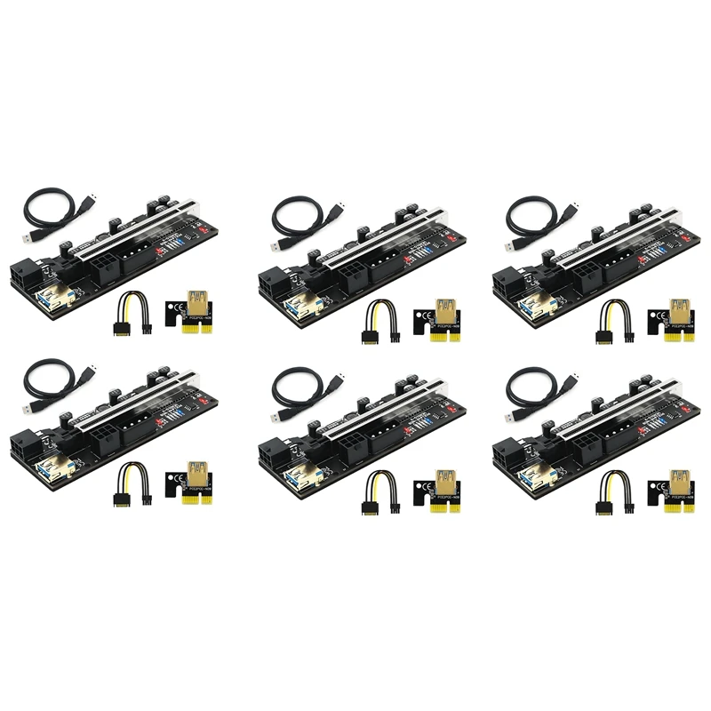Новинка 010-X PCIE Райзер 1X до 16X графическое расширение со светодиодный Ной вспышкой для Биткоин графического процессора майнинга карта адапте...
Новинка 010-X PCIE Райзер 1X до 16X графическое расширение со светодиодный Ной вспышкой для Биткоин графического процессора майнинга карта адапте...