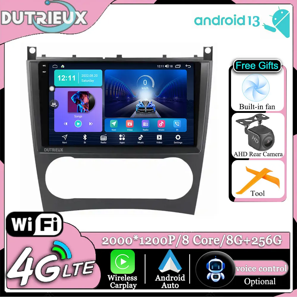 Android 13 For Mercedes Benz C W203 W209 C180 C200 CL203 2004-2011 Multimedia Monitor Screen Radio Video Player GPS Navigation
Android 13 For Mercedes Benz C W203 W209 C180 C200 CL203 2004-2011 Multimedia Monitor Screen Radio Video Player GPS Navigation