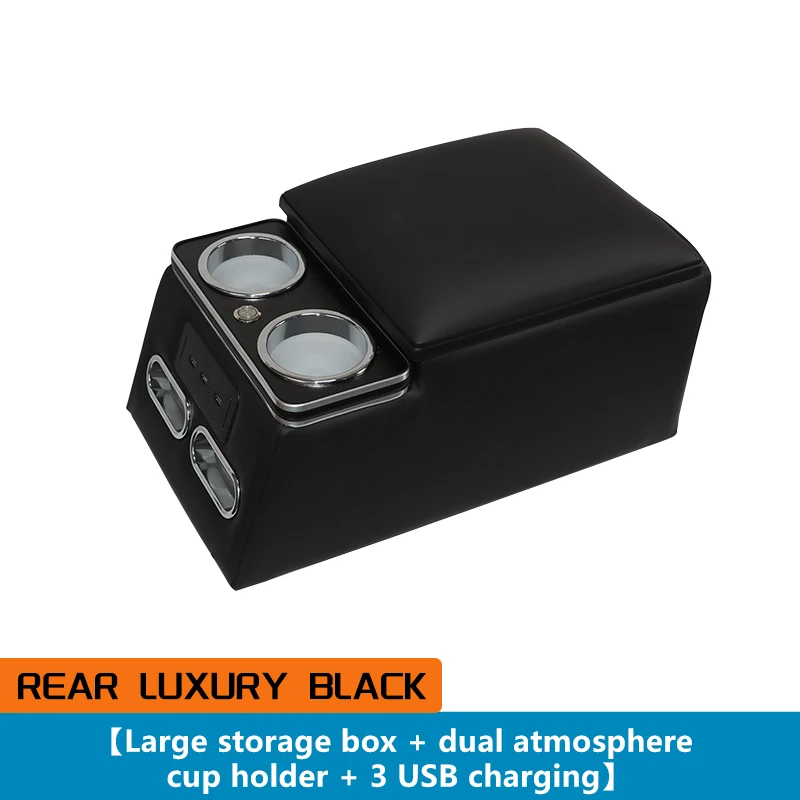 Универсальный подлокотник на заднем сиденье автомобиля, подстаканники, беспроводная зарядка, задний подлокотник, консольный ящик
Универсальный подлокотник на заднем сиденье автомобиля, подстаканники, беспроводная зарядка, задний подлокотник, консольный ящик