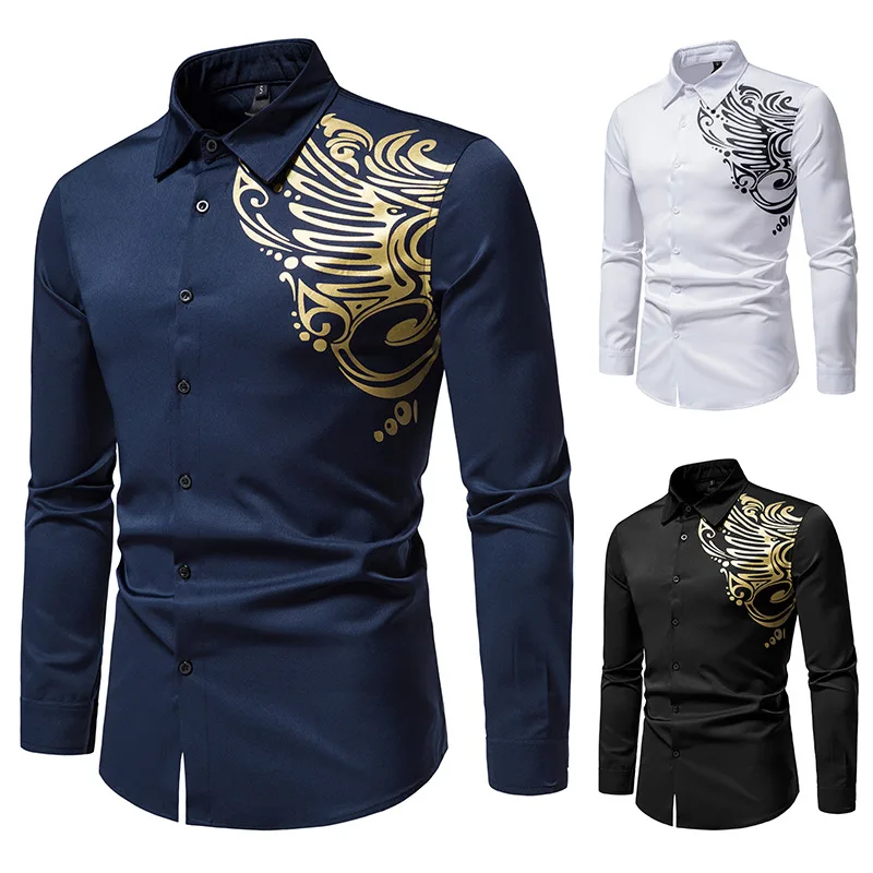 Мужская рубашка LUCLESAM с принтом татуировок, Повседневная модная рубашка с длинными рукавами, на пуговицах, универсальная мужская одежда 2022 
Мужская рубашка LUCLESAM с принтом татуировок, Повседневная модная рубашка с длинными рукавами, на пуговицах, универсальная мужская одежда 2022