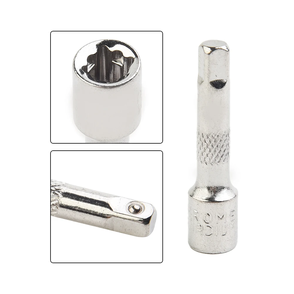 1/4 Inch Chromed Steel Extension Bar Ratchet Socket Wrench Adapter 50/75/100MM For Hand Repair Tools Accessories
1/4 Inch Chromed Steel Extension Bar Ratchet Socket Wrench Adapter 50/75/100MM For Hand Repair Tools Accessories