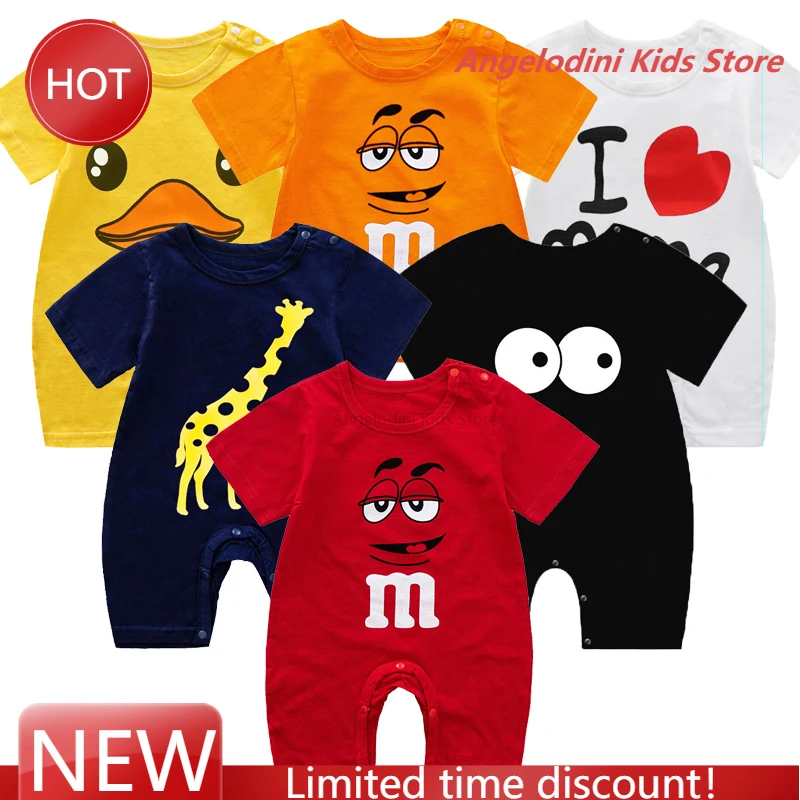 Newborn Baby Clothes Summer Short Sleeve Rompers Infant Boys Girls Cartoon Cotton Jumpsuit Toddler Thin Pajamas One Piece Outfit
Newborn Baby Clothes Summer Short Sleeve Rompers Infant Boys Girls Cartoon Cotton Jumpsuit Toddler Thin Pajamas One Piece Outfit