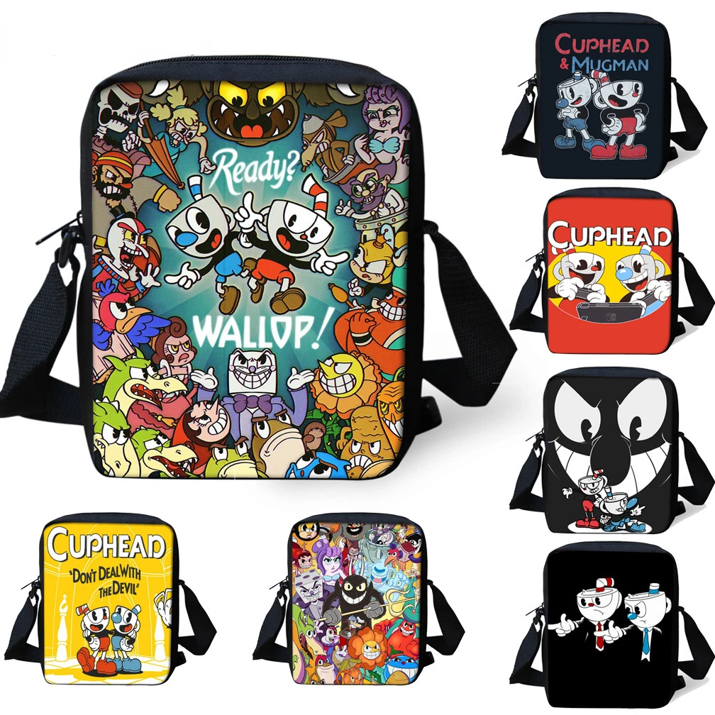 HOMDOW Cuphead Mugman Crossbody Bags Kids School Bags For Boys Girls Children Cartoon Game Schoolbag Student Travel Shoulder Bag
HOMDOW Cuphead Mugman Crossbody Bags Kids School Bags For Boys Girls Children Cartoon Game Schoolbag Student Travel Shoulder Bag