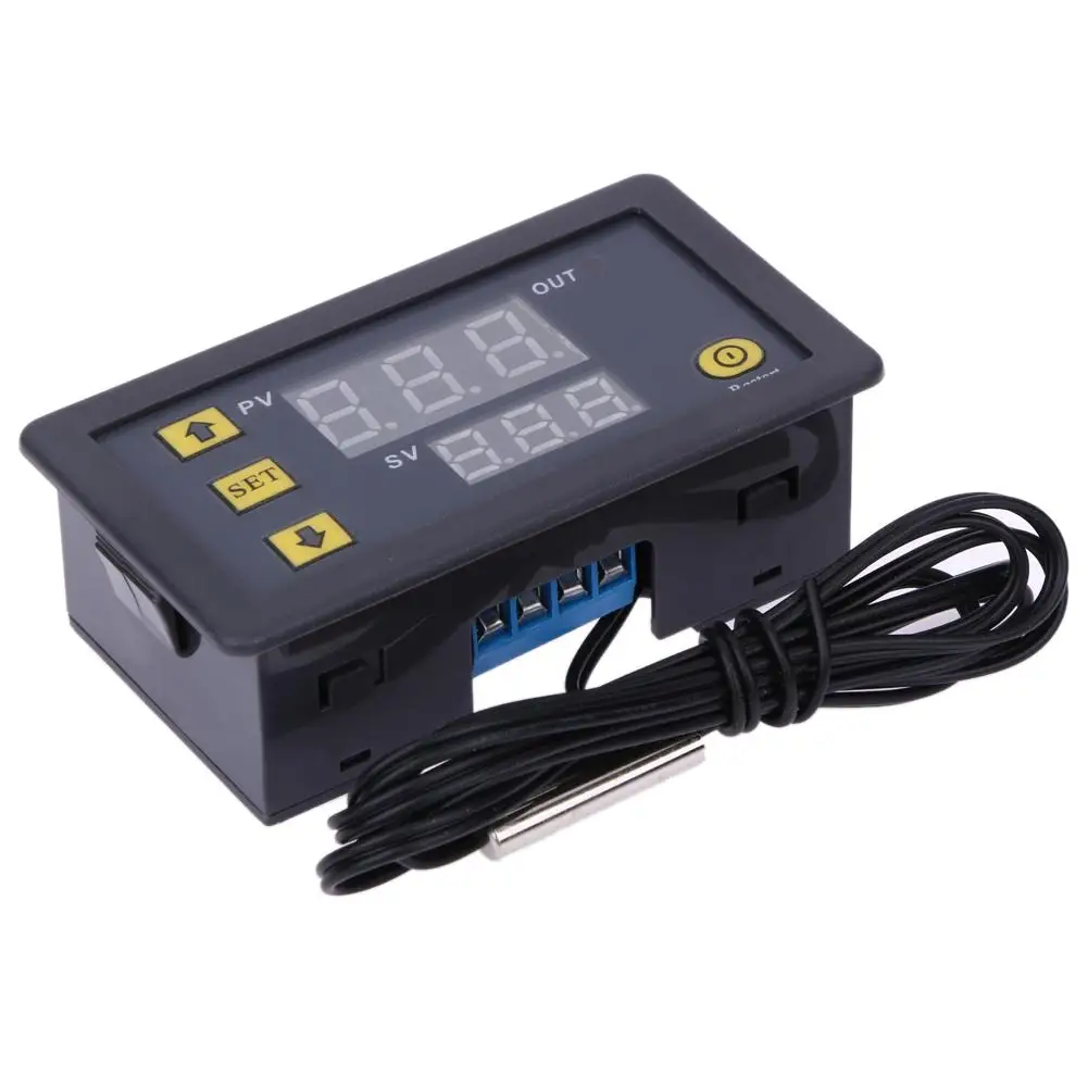 W3230 Mini Digital Temperature Controller 12V 20A Thermostat Regulator Heating Cooling Control Thermoregulator with Sensor
W3230 Mini Digital Temperature Controller 12V 20A Thermostat Regulator Heating Cooling Control Thermoregulator with Sensor