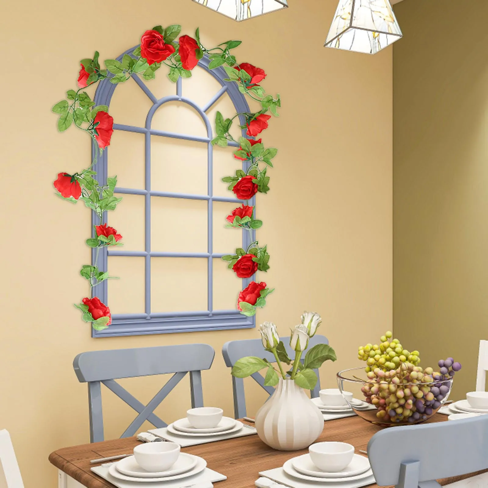 Fake Flower Decoration Simulation 7 Color Wedding Ancient Bank Peony Flower Road Leading Ceiling Special Wisteria Tree
Fake Flower Decoration Simulation 7 Color Wedding Ancient Bank Peony Flower Road Leading Ceiling Special Wisteria Tree