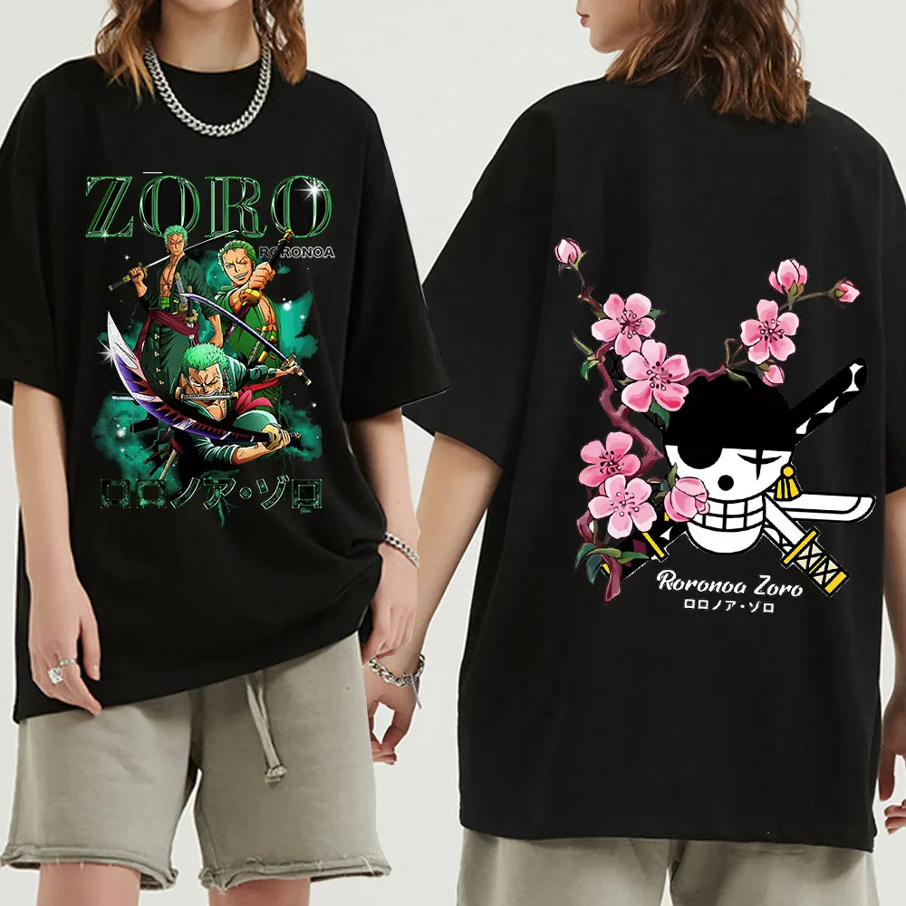 Japanese Anime One Piece Roronoa Zoro Print T-shirt Vintage Streetwear T-shirts Short Sleeve Men Women T Shirt Oversized Tees
Japanese Anime One Piece Roronoa Zoro Print T-shirt Vintage Streetwear T-shirts Short Sleeve Men Women T Shirt Oversized Tees