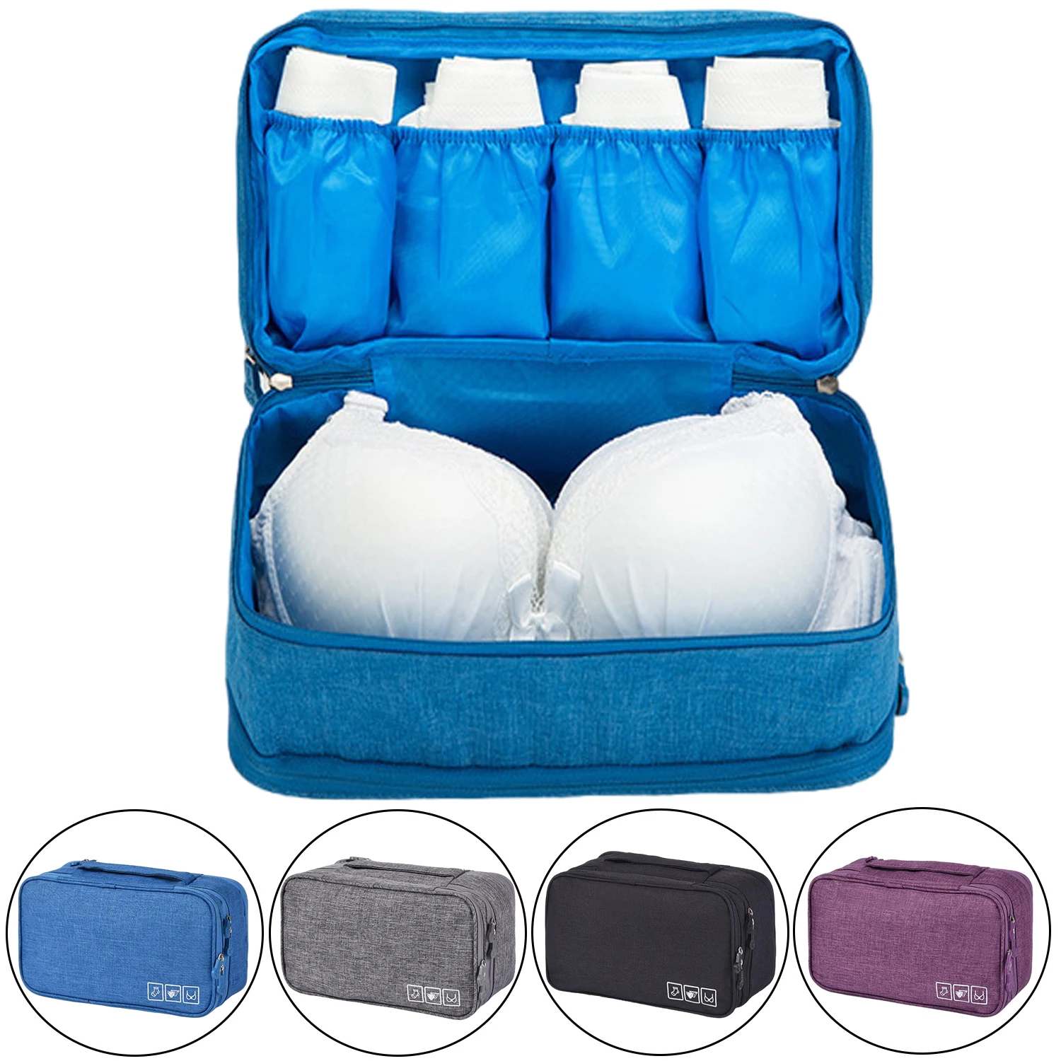 Travel Bra Storage Bag Portable Dry Wet Separation Large Capacity Wash Organizer for Cosmetic Toiletries Panties Underwear Sock
Travel Bra Storage Bag Portable Dry Wet Separation Large Capacity Wash Organizer for Cosmetic Toiletries Panties Underwear Sock