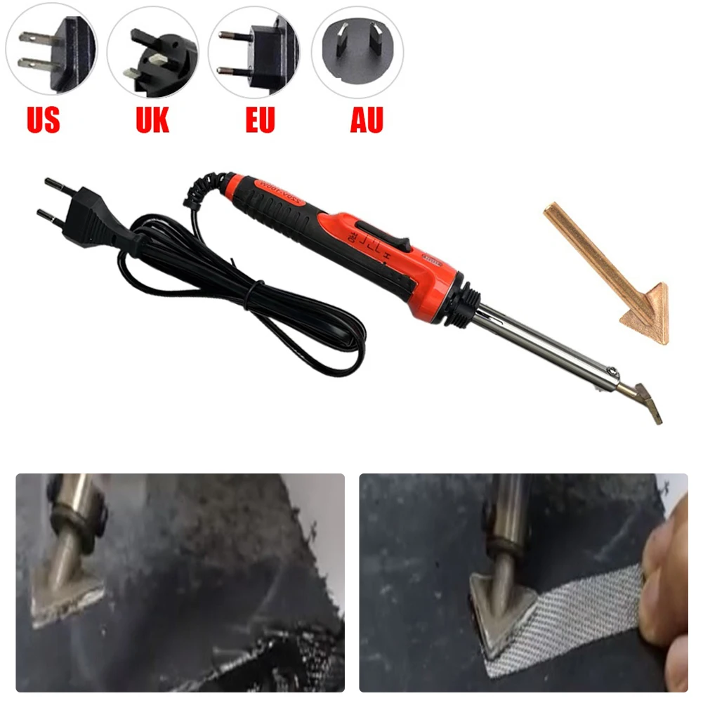 

Electric Soldering Iron 100w 110V-220V Solder Iron With EU/US/UK/AU Plug For Car Bumper Kayak Repair Tool