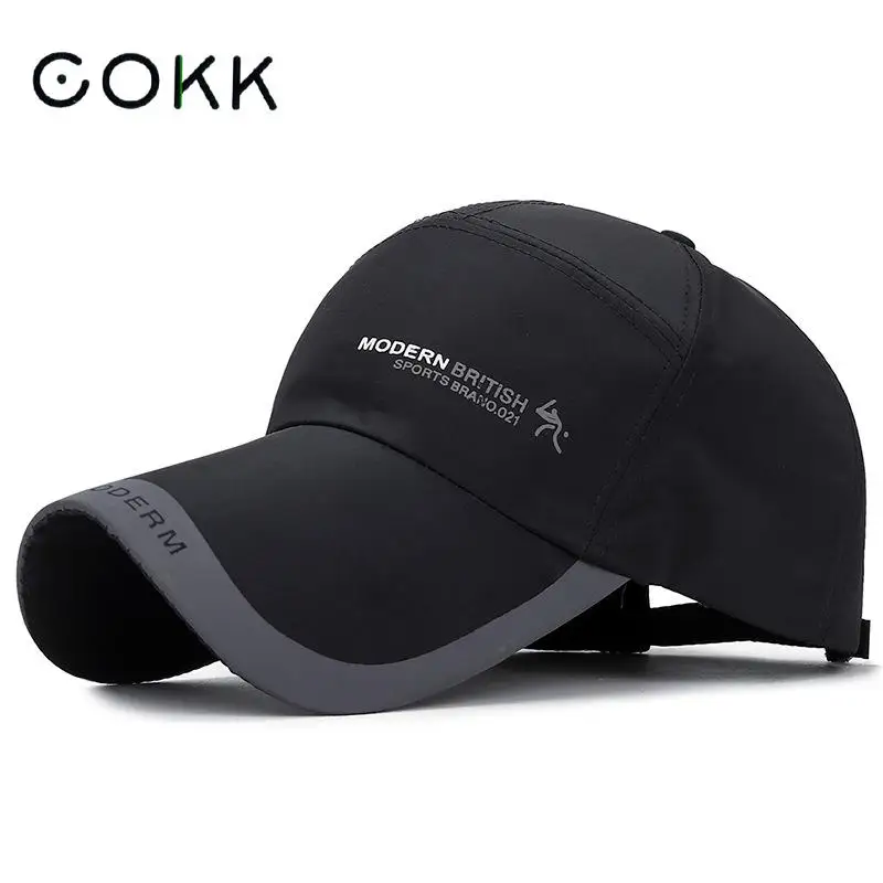 COKK Baseball Cap Men Women Outdoor Sunshade Quick drying Fishing Hat Running Sport Cap Snapback Long Brim Casquette Gorro New
COKK Baseball Cap Men Women Outdoor Sunshade Quick drying Fishing Hat Running Sport Cap Snapback Long Brim Casquette Gorro New