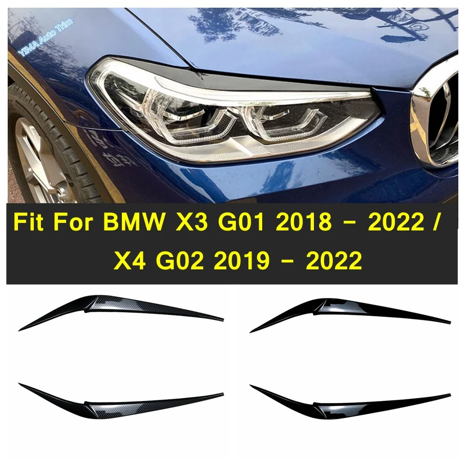 Front Headlight Cover Trim Head Light Lamp Hoods Decoration For BMW X3 G01 2018 - 2022 / X4 G02 2019 - 2022 External Spare Parts
Front Headlight Cover Trim Head Light Lamp Hoods Decoration For BMW X3 G01 2018 - 2022 / X4 G02 2019 - 2022 External Spare Parts