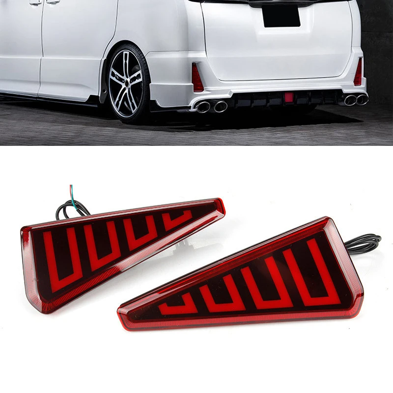 2 Pcs For Toyota Noah Voxy 80 Series Driving Brake Turn Signal Lights 2 Functions 12V LED Rear Bumper Reflector Lights
2 Pcs For Toyota Noah Voxy 80 Series Driving Brake Turn Signal Lights 2 Functions 12V LED Rear Bumper Reflector Lights