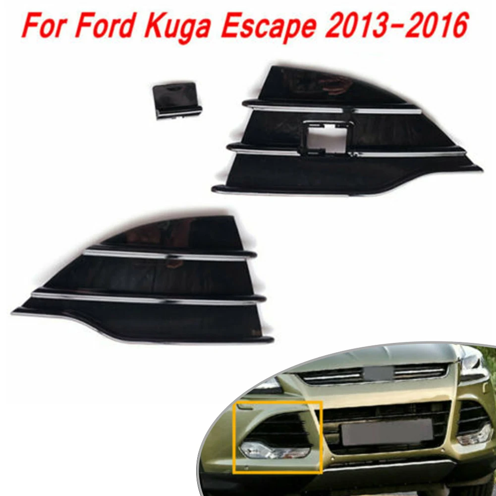 2pcs For Ford Kuga 2013-2016 Front Bumper Grill Cover Grille Foglamp Cover Front Left Racing Grills DV45-17K946-B
2pcs For Ford Kuga 2013-2016 Front Bumper Grill Cover Grille Foglamp Cover Front Left Racing Grills DV45-17K946-B