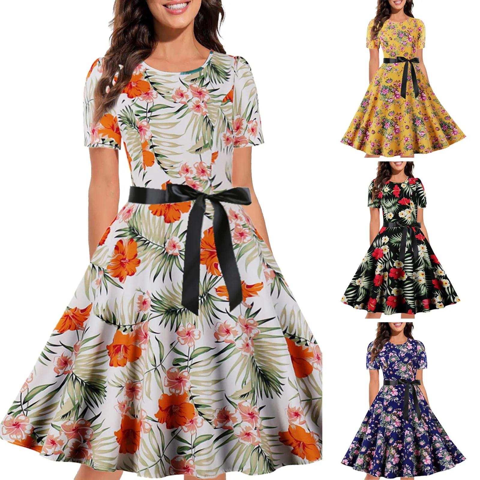 Женские винтажные коктейльные платья с принтом, платья с коротким рукавом для вечерние, пышные платья с широкой юбкой, пляжные футболки для ...
Женские винтажные коктейльные платья с принтом, платья с коротким рукавом для вечерние, пышные платья с широкой юбкой, пляжные футболки для ...
