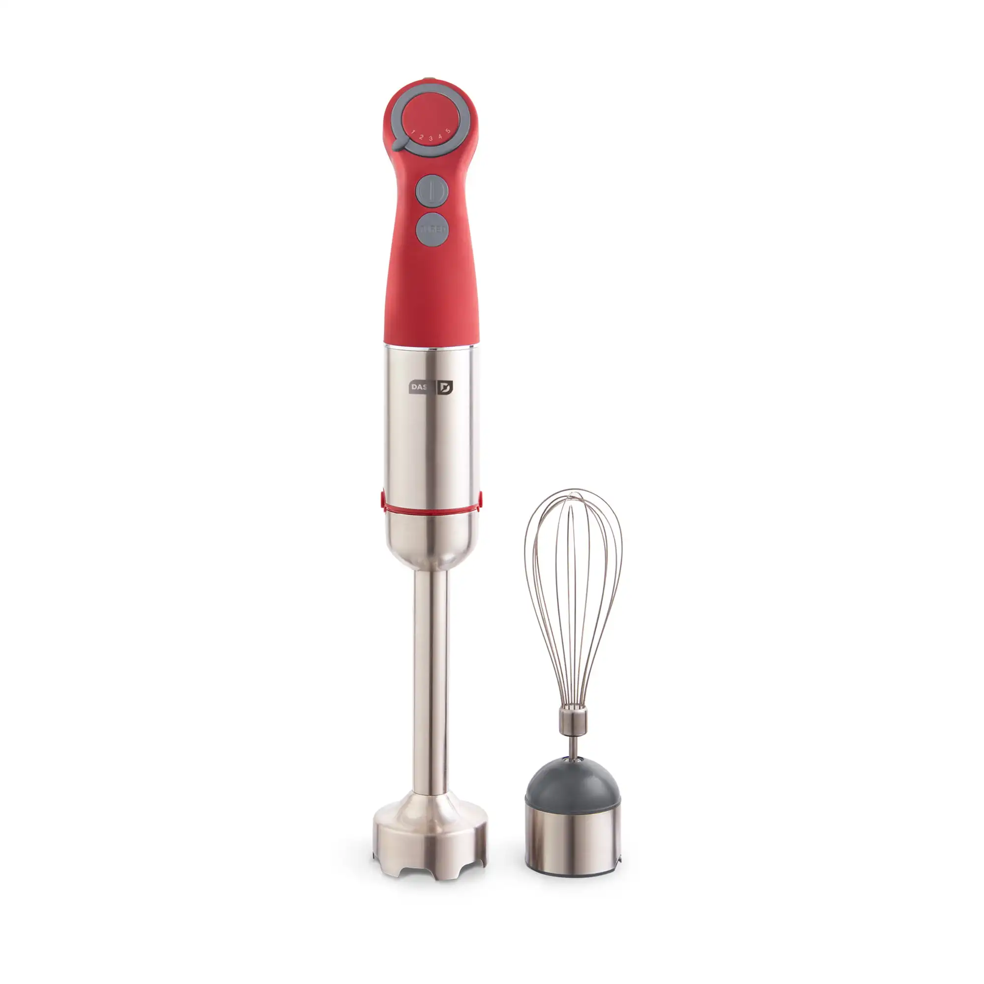Chef Series Immersion Hand 5 Speed Stick Blender with Stainless Steel Blades, Whisk Attachment and Recipe Guide
Chef Series Immersion Hand 5 Speed Stick Blender with Stainless Steel Blades, Whisk Attachment and Recipe Guide