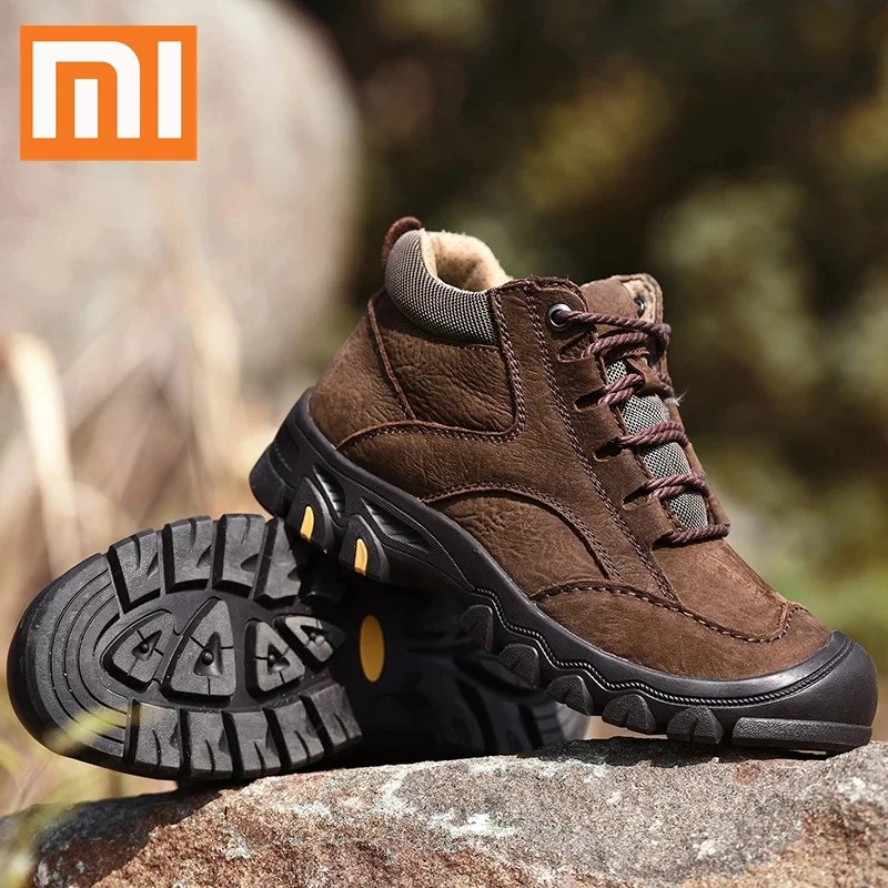 Xiaomi Men Shoes Outdoor Genuine Leather Hiking Shoes Men Handmade Non-slip Warm Winter Boots for Men Winter Snow Boots
Xiaomi Men Shoes Outdoor Genuine Leather Hiking Shoes Men Handmade Non-slip Warm Winter Boots for Men Winter Snow Boots