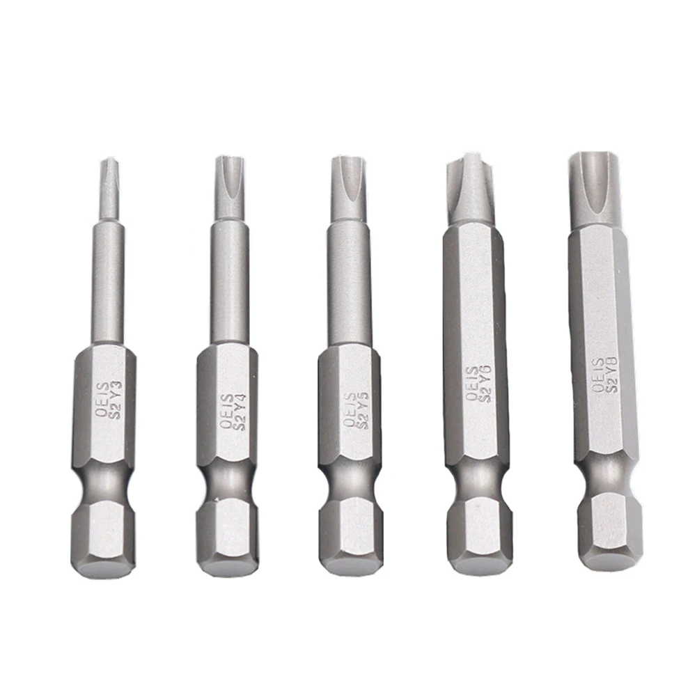 10pcs Y Shaped Screwdriver Bit 1/4Inch Hex Shank Magnetic Y Tip Head Screwdriver Bits Y3 Y4 Y5 Y6 Y8 Hand Tools 50mm Length
10pcs Y Shaped Screwdriver Bit 1/4Inch Hex Shank Magnetic Y Tip Head Screwdriver Bits Y3 Y4 Y5 Y6 Y8 Hand Tools 50mm Length