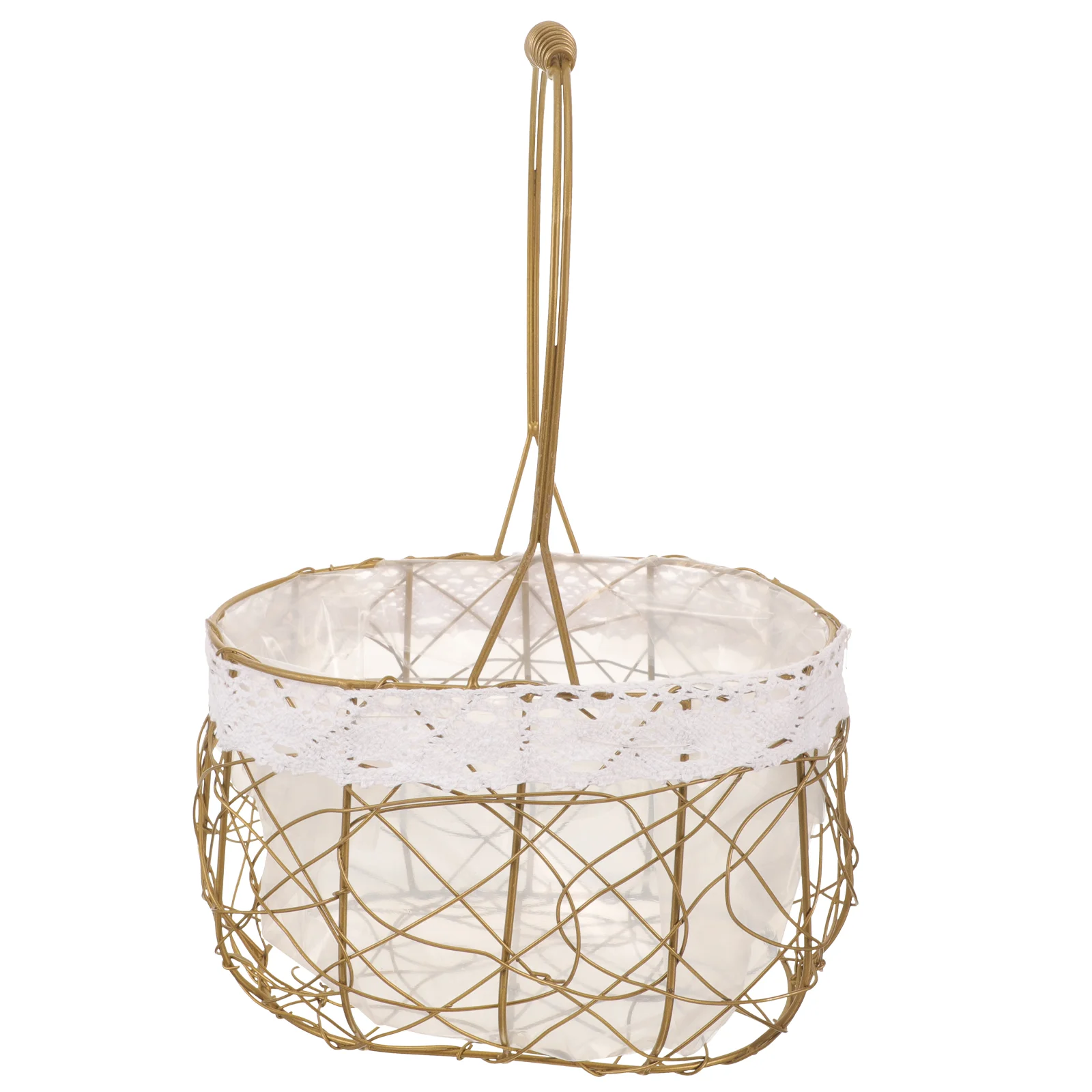 Storage Basket Metal Fruit Container Decor Iron Wire Eggs Household Tabletop Handle
Storage Basket Metal Fruit Container Decor Iron Wire Eggs Household Tabletop Handle