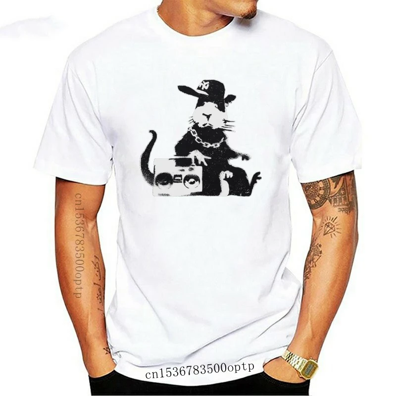 Camiseta с надписью arte callejero de Banksy Rat для hombre y mujer, camiseta divertida с граффити, nueva 
Camiseta с надписью arte callejero de Banksy Rat для hombre y mujer, camiseta divertida с граффити, nueva