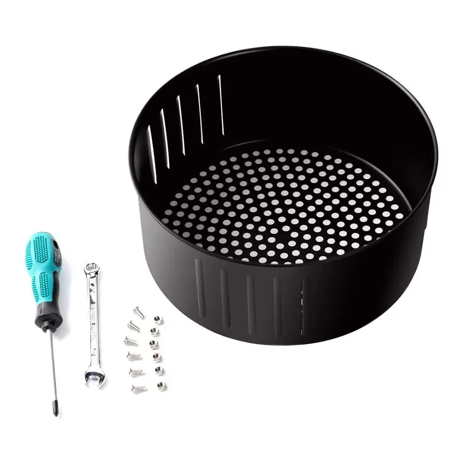 

2.6L 3.5L Non-stick Fry Basket For All Air Fryer Oven Baking Drain Oil Pan Air Fryer Accessories Kitchenware Dishwasher Safe