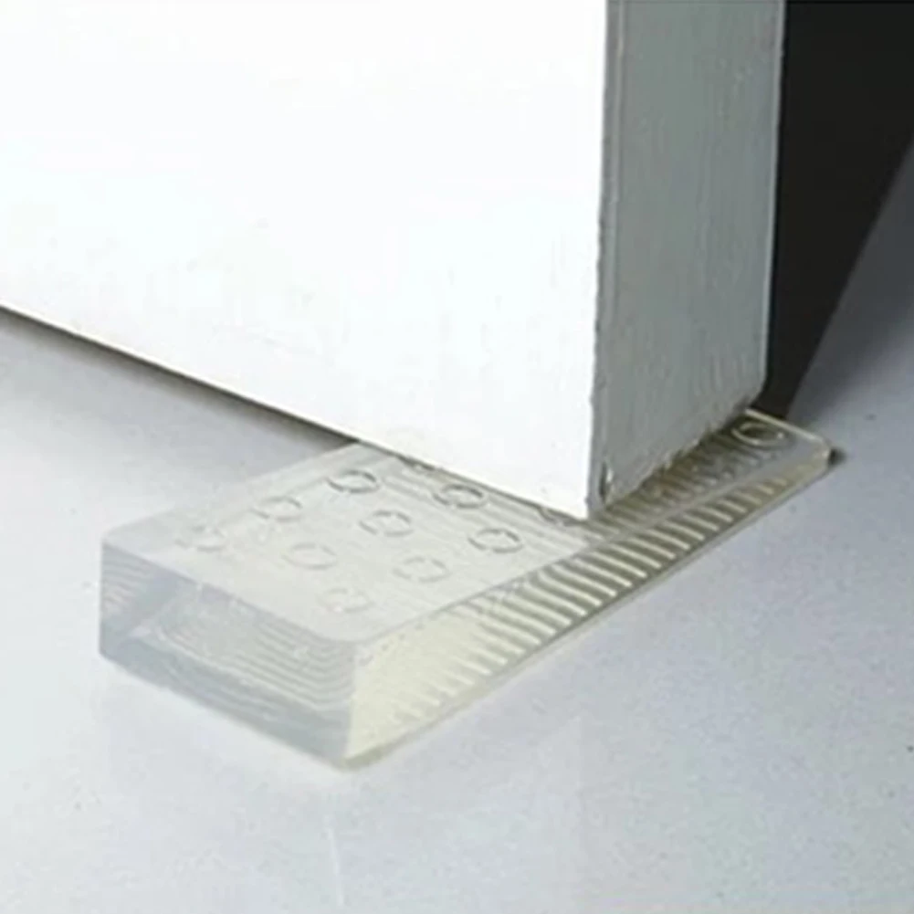 Silicone Door Stopper Reusable Shock Absorbent Block Wedge Doorstops Door Handle Stopper Home Office Door Anti-collision Stopper
Silicone Door Stopper Reusable Shock Absorbent Block Wedge Doorstops Door Handle Stopper Home Office Door Anti-collision Stopper