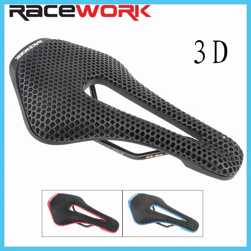 RACEWORK 3D Printed Bicycle Saddle Resins Honeycomb Hollow Racing Bikes Seat Super Soft Cushion MTB Road Cycling Race Cushion
RACEWORK 3D Printed Bicycle Saddle Resins Honeycomb Hollow Racing Bikes Seat Super Soft Cushion MTB Road Cycling Race Cushion