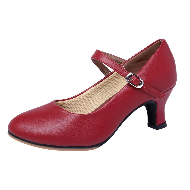 Modern Dance Shoes Women's Cowhide Latin Dance Shoes Medium Heel Dance Shoes Single Shoes Adult Square Dance Shoes For Ladies
Modern Dance Shoes Women's Cowhide Latin Dance Shoes Medium Heel Dance Shoes Single Shoes Adult Square Dance Shoes For Ladies