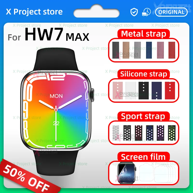 Часы HW7 MAX со стальным миланским ремешком, серия 7 HW7MAX, умные часы, дышащий силиконовый ремешок, мужские и женские умные часы pk DT7 W7 PRO
Часы HW7 MAX со стальным миланским ремешком, серия 7 HW7MAX, умные часы, дышащий силиконовый ремешок, мужские и женские умные часы pk DT7 W7 PRO