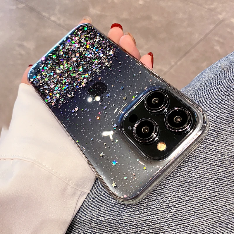 Luxury Gradient Sequins Clear Glitter Phone Case For iPhone 11 12 13 14 Pro MAX Mini XR X XS 7 8 Plus Transparent TPU Soft Cover
Luxury Gradient Sequins Clear Glitter Phone Case For iPhone 11 12 13 14 Pro MAX Mini XR X XS 7 8 Plus Transparent TPU Soft Cover