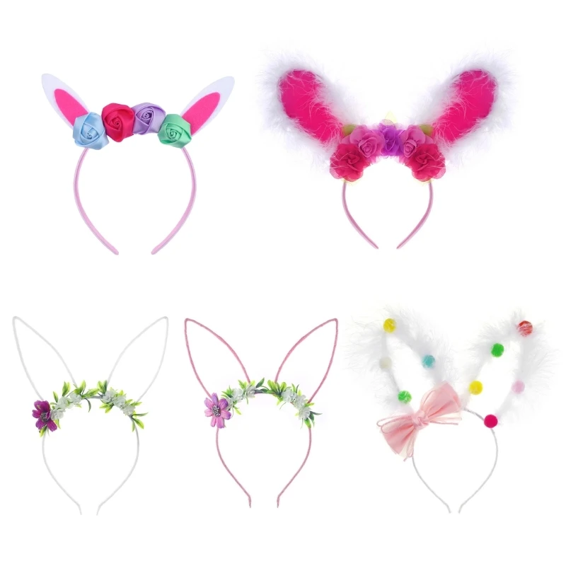 Easter Bunny Ears Headband for Women Girls Easter Hair Accessory Flower Hairband Fashion Dress Up Pary Accessories
Easter Bunny Ears Headband for Women Girls Easter Hair Accessory Flower Hairband Fashion Dress Up Pary Accessories