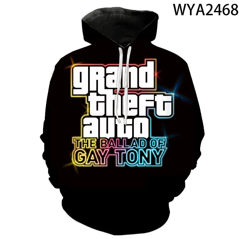 Grand Theft Auto 4 Fashion Casual Hoodies Boy Girl Kids Sweatshirts 3D Printed Men Women Children Clothing Streetwear Tops
Grand Theft Auto 4 Fashion Casual Hoodies Boy Girl Kids Sweatshirts 3D Printed Men Women Children Clothing Streetwear Tops