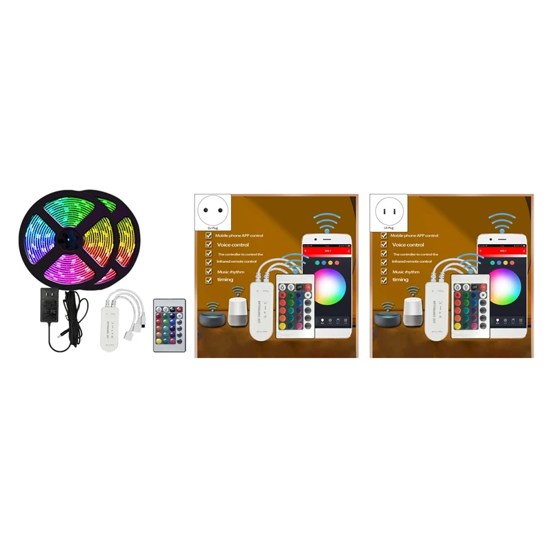 Светодиодный светильник 5050Rgb App, умное приложение, пульт дистанционного управления с 24 кнопками, гибкий светильник с украшсветильник для сп...
Светодиодный светильник 5050Rgb App, умное приложение, пульт дистанционного управления с 24 кнопками, гибкий светильник с украшсветильник для сп...