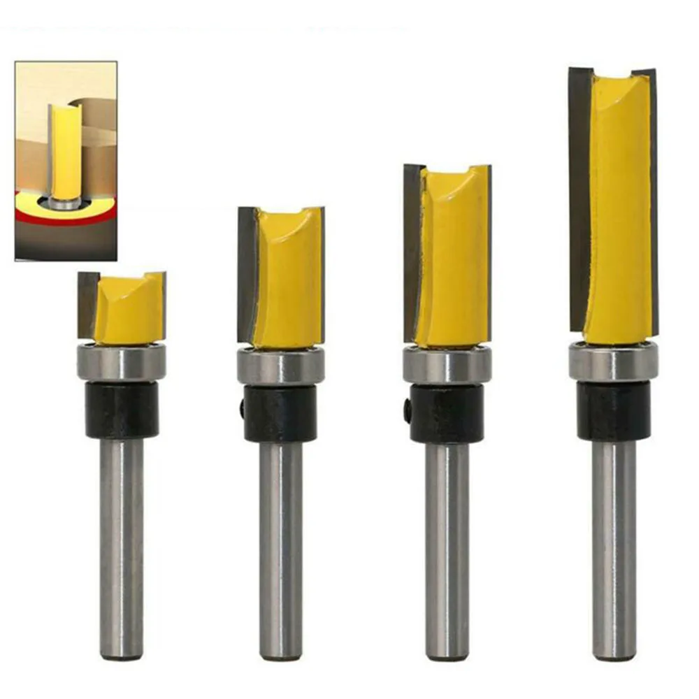 1pc 1/4inch Shank Flush Trim Pattern Router Bits With Bearing 1/2" Cutting Diameter Top Bearing Pattern Trim Bit For Woodworking
1pc 1/4inch Shank Flush Trim Pattern Router Bits With Bearing 1/2" Cutting Diameter Top Bearing Pattern Trim Bit For Woodworking