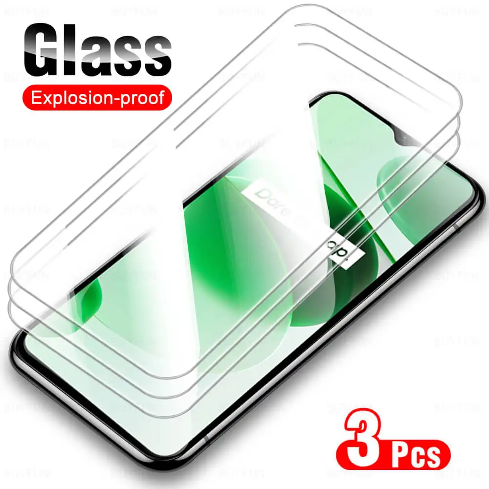 3Pcs Full Cover For Oppo Realme C35 Glass Screen Protector On Opp Realmi C35 Protective Glass Realmec35 RMX3511 6.6" Safety Film
3Pcs Full Cover For Oppo Realme C35 Glass Screen Protector On Opp Realmi C35 Protective Glass Realmec35 RMX3511 6.6" Safety Film