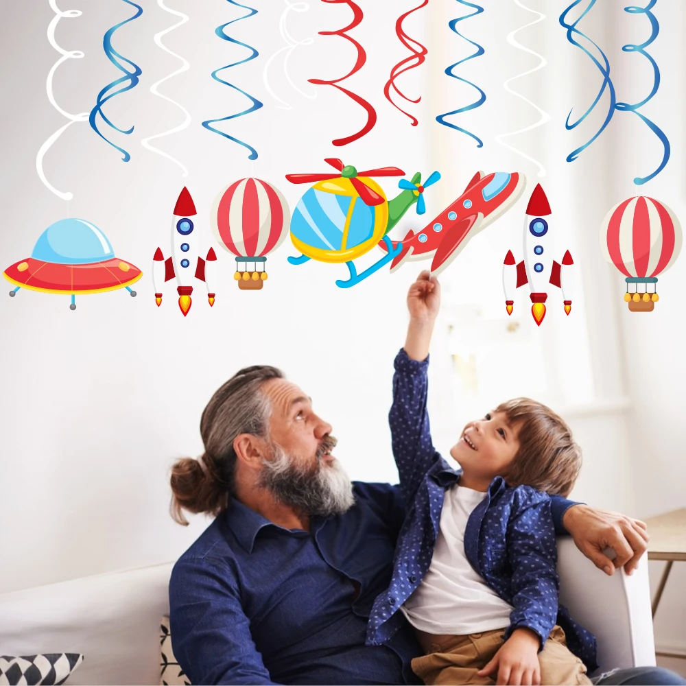 30pcs Cool Cosplay Plane Airplane BIRTHDAY Party Ceiling Hanging Swirls Spirals Wall Backdrops Aircraft Baby Shower Party Decors
30pcs Cool Cosplay Plane Airplane BIRTHDAY Party Ceiling Hanging Swirls Spirals Wall Backdrops Aircraft Baby Shower Party Decors