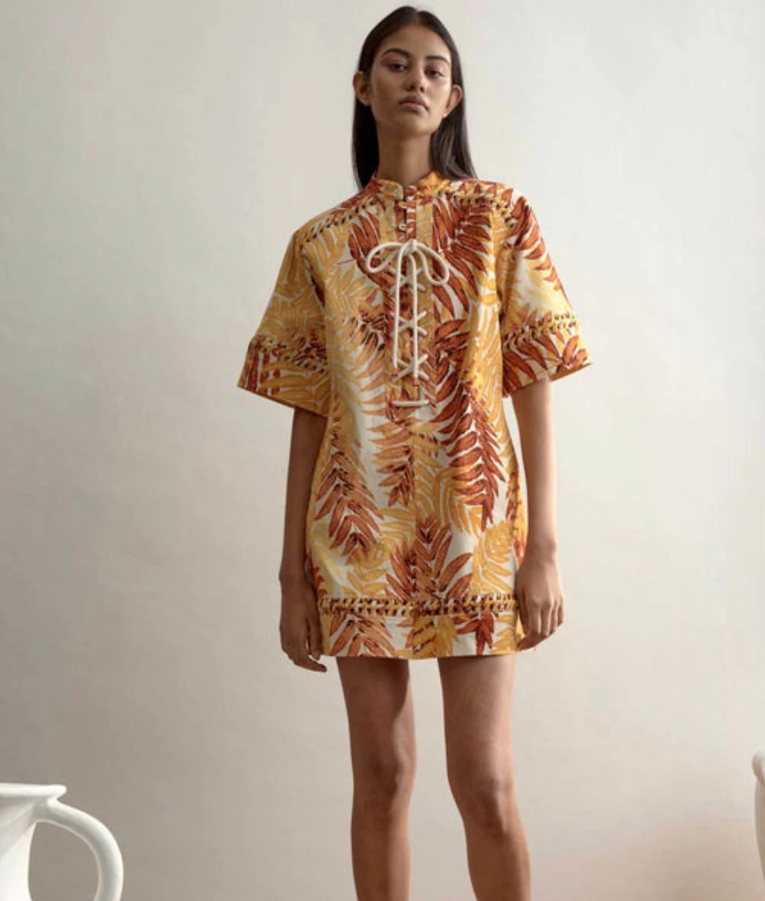 High Quality Holiday Women Maple Leaf Printing Short Sleeve Handmade Lace Up Linen Dress Loose Dress Beach Provide label
High Quality Holiday Women Maple Leaf Printing Short Sleeve Handmade Lace Up Linen Dress Loose Dress Beach Provide label