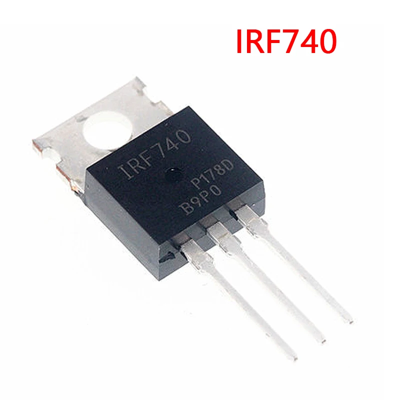 10PCS/LOT IRF740 IRF740PBF MOSFET N-Chan 400V 10 Amp TO-220 Triode Transistor new
10PCS/LOT IRF740 IRF740PBF MOSFET N-Chan 400V 10 Amp TO-220 Triode Transistor new