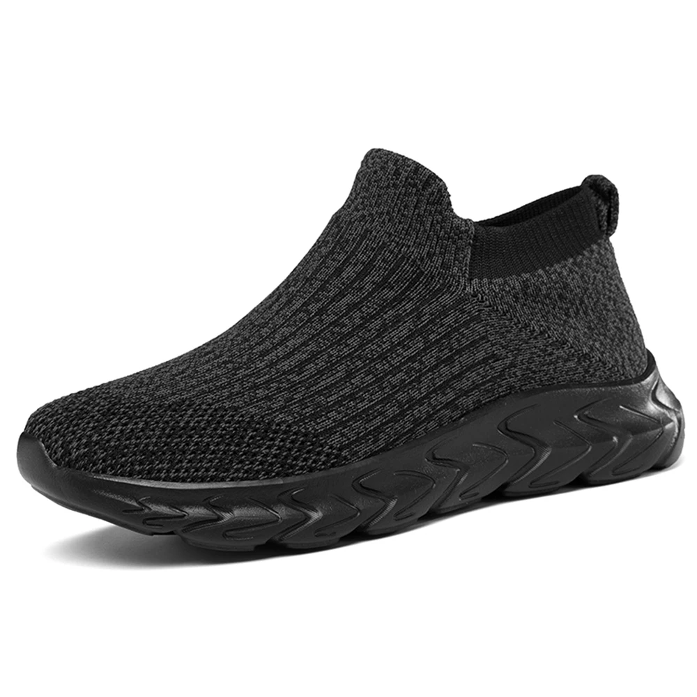Парные кроссовки для бега, вязаные дышащие легкие мужские черные кроссовки, повседневная обувь без шнуровки, удобные женские лоферы 
Парные кроссовки для бега, вязаные дышащие легкие мужские черные кроссовки, повседневная обувь без шнуровки, удобные женские лоферы