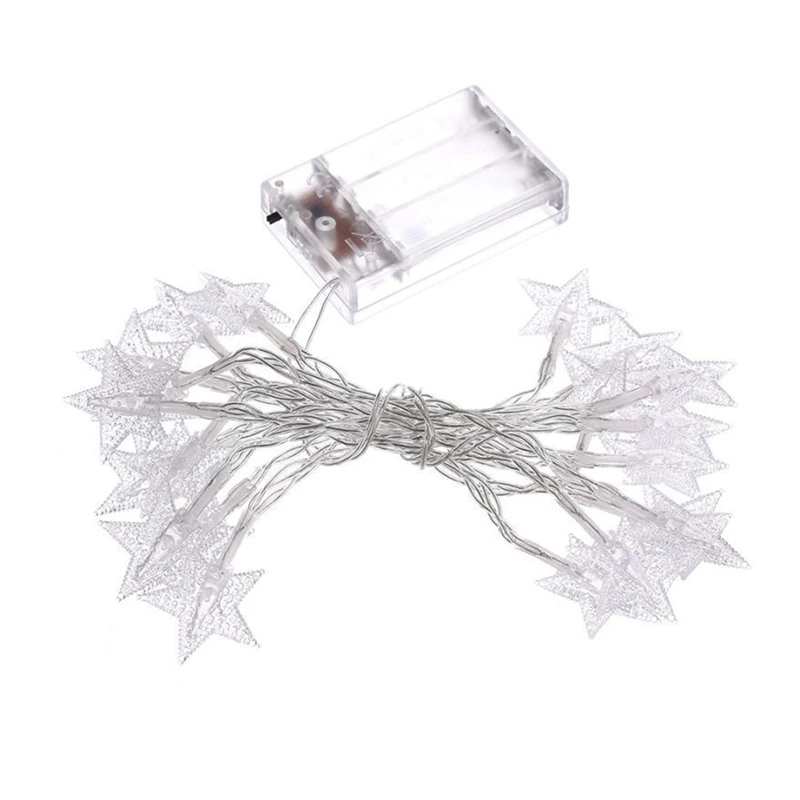 Christmas Lights Star 40 LED String Fairy Lights Light Battery-Operated Garland New Year Holiday Party Decoration
Christmas Lights Star 40 LED String Fairy Lights Light Battery-Operated Garland New Year Holiday Party Decoration