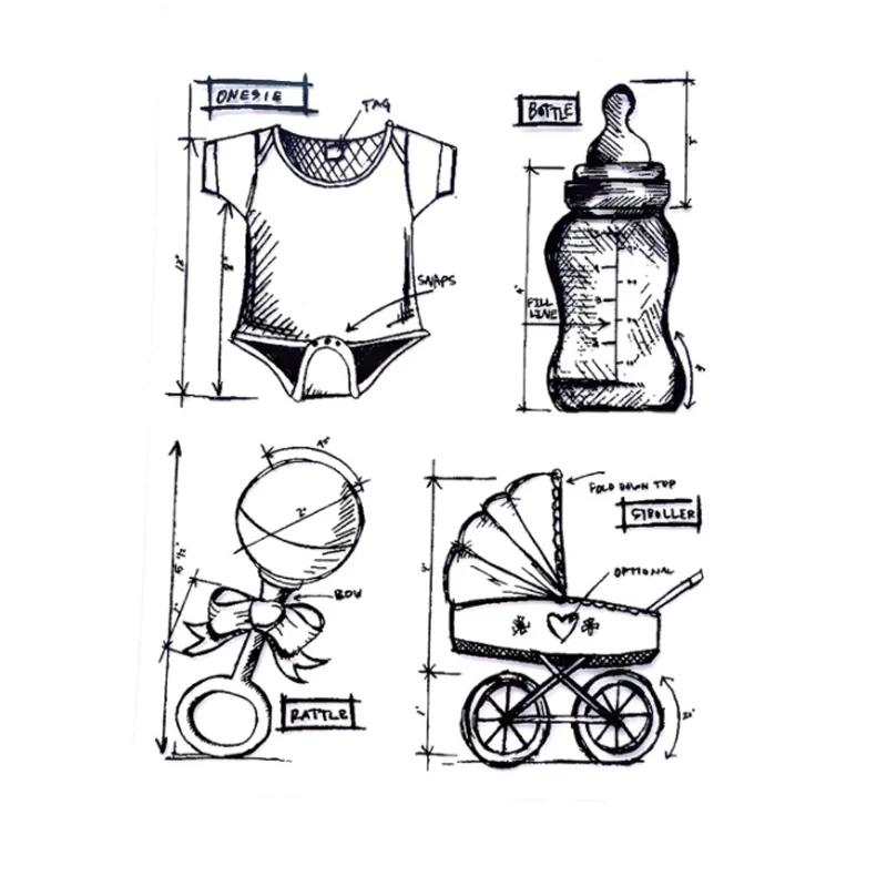 Cute Baby Stroller Transparent Silicone Finished Stamp DIY Scrapbook Rubber Coloring Embossed Diary Stencils Decoration Reusable
Cute Baby Stroller Transparent Silicone Finished Stamp DIY Scrapbook Rubber Coloring Embossed Diary Stencils Decoration Reusable