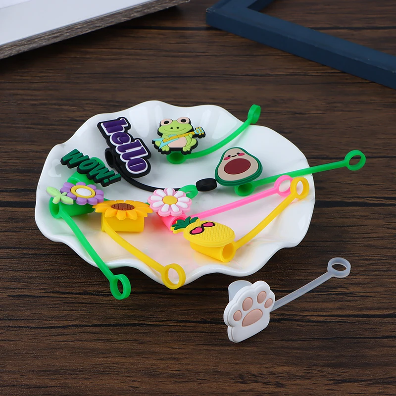 1Pc Silicone Straw Tips Plant Straw Cover Reusable Airtight Drinking Dust Cap Splash Proof Drinking Party Straw Cap Charm
1Pc Silicone Straw Tips Plant Straw Cover Reusable Airtight Drinking Dust Cap Splash Proof Drinking Party Straw Cap Charm