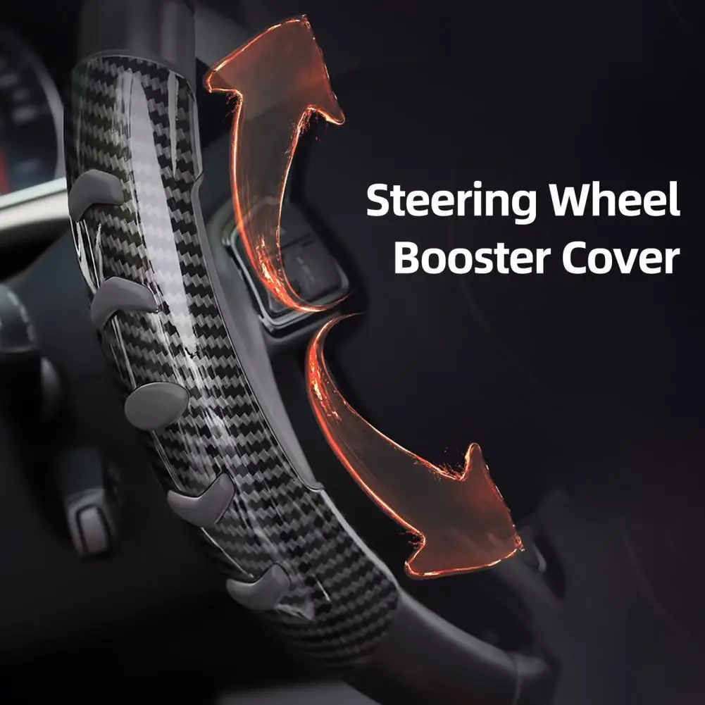 1 Pair Steering Wheel Cover Carbon Fiber Pattern Wear-resistant Rugged 15-Inch Steering Wheel Booster Cover for Automobile
1 Pair Steering Wheel Cover Carbon Fiber Pattern Wear-resistant Rugged 15-Inch Steering Wheel Booster Cover for Automobile