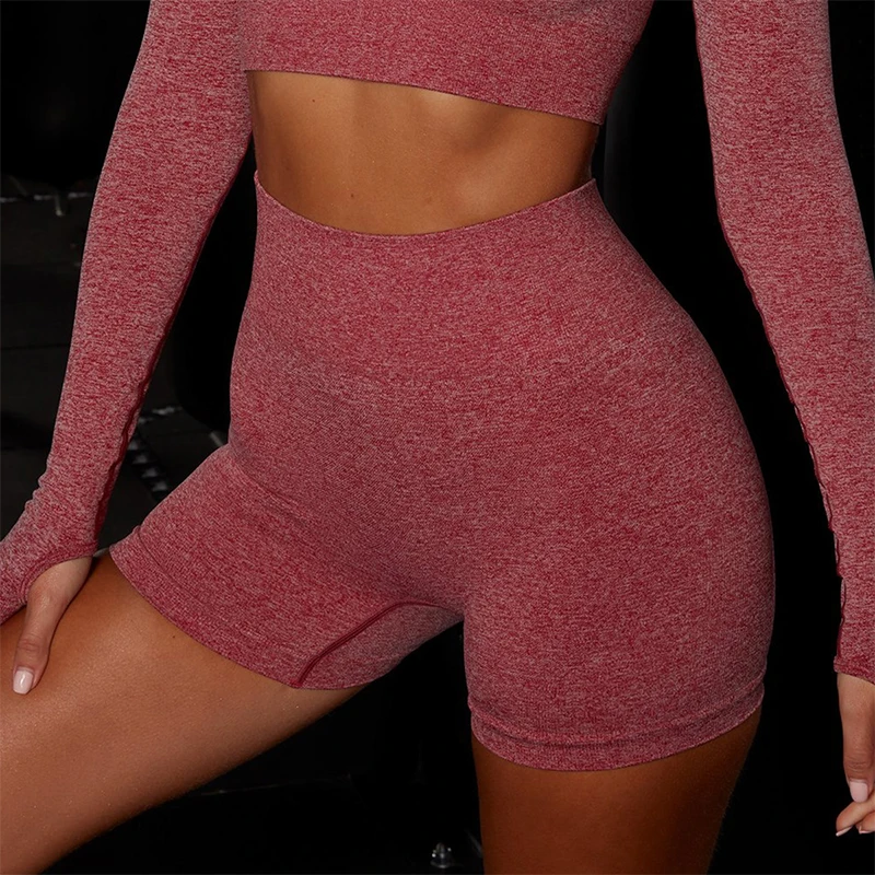Women Shorts Seamless High Waist Elastic Running Sports Shorts Push Up Athletic Cycling Quick Dry Female Yoga Shorts
Women Shorts Seamless High Waist Elastic Running Sports Shorts Push Up Athletic Cycling Quick Dry Female Yoga Shorts