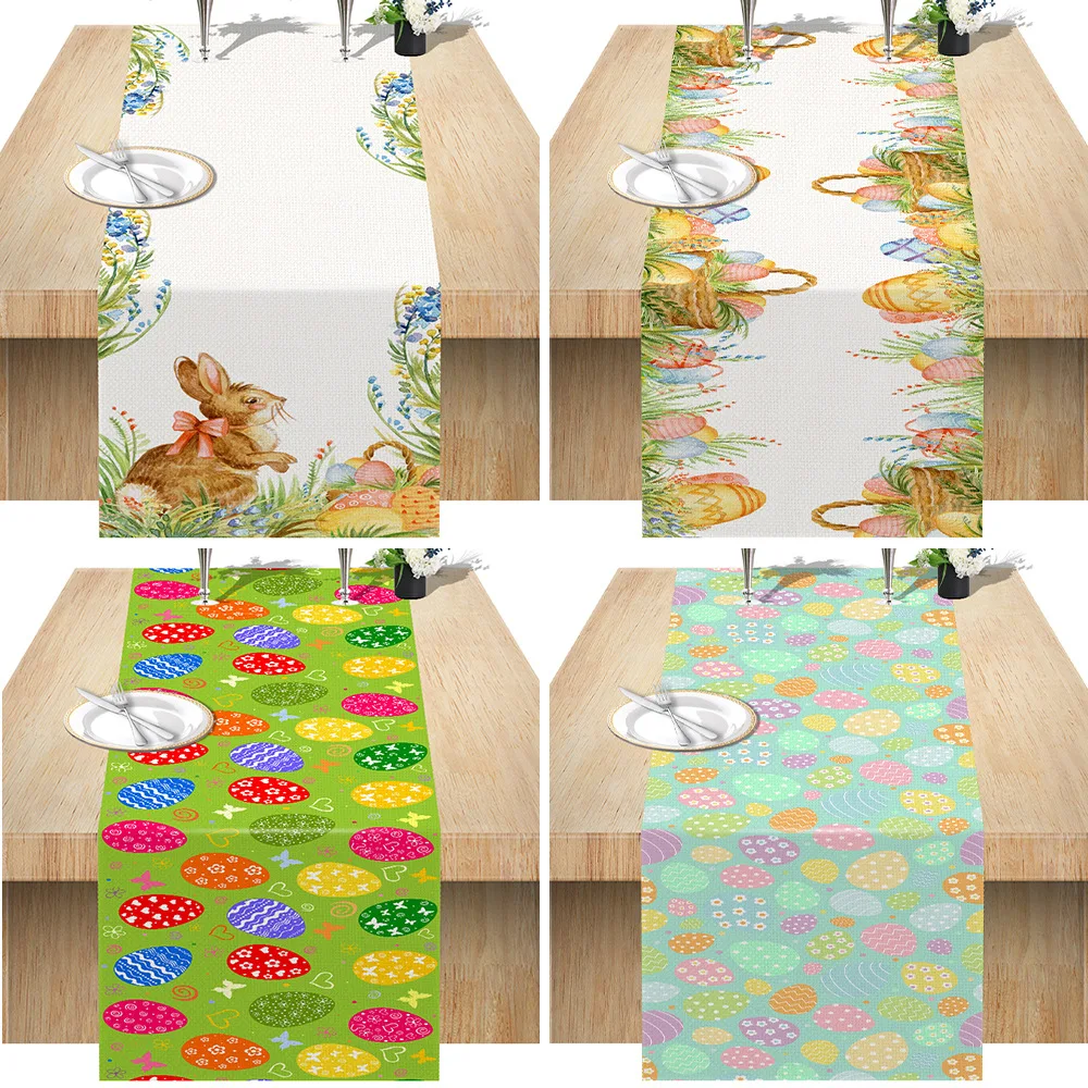 33x183cm Easter Flax Table Flag Cute Easter Bunny Easter Eggs Easter Rabbit Tablecloth Happy Easter Day Party Decor Kids Favor
33x183cm Easter Flax Table Flag Cute Easter Bunny Easter Eggs Easter Rabbit Tablecloth Happy Easter Day Party Decor Kids Favor