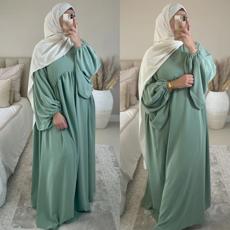 Women Muslim Maxi Abaya Dress Loose Kaftan Long Sleeves Solid Color Dubai Turkey Islam Clothes Caftan Robe Modest Gown Ramadan
Women Muslim Maxi Abaya Dress Loose Kaftan Long Sleeves Solid Color Dubai Turkey Islam Clothes Caftan Robe Modest Gown Ramadan
