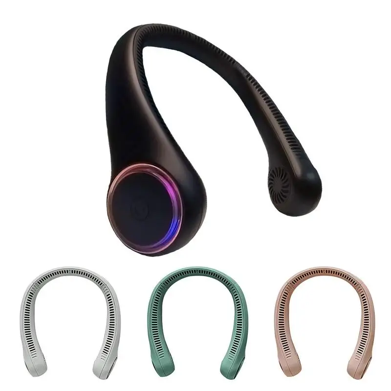 Portable Fan Around Neck Mini USB Quiet Fan Without Blade Indoor Cooling Gadgets Fan With Color Changeable Light For Cooking
Portable Fan Around Neck Mini USB Quiet Fan Without Blade Indoor Cooling Gadgets Fan With Color Changeable Light For Cooking