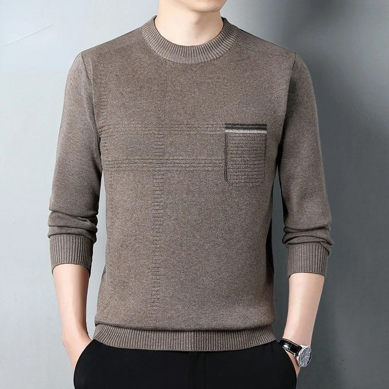 Autumn New Men's Knit Sweater Business Casual O-neck Pullovers Classic Style Comfortable Slim Basic Sweater Male Brand M28
Autumn New Men's Knit Sweater Business Casual O-neck Pullovers Classic Style Comfortable Slim Basic Sweater Male Brand M28
