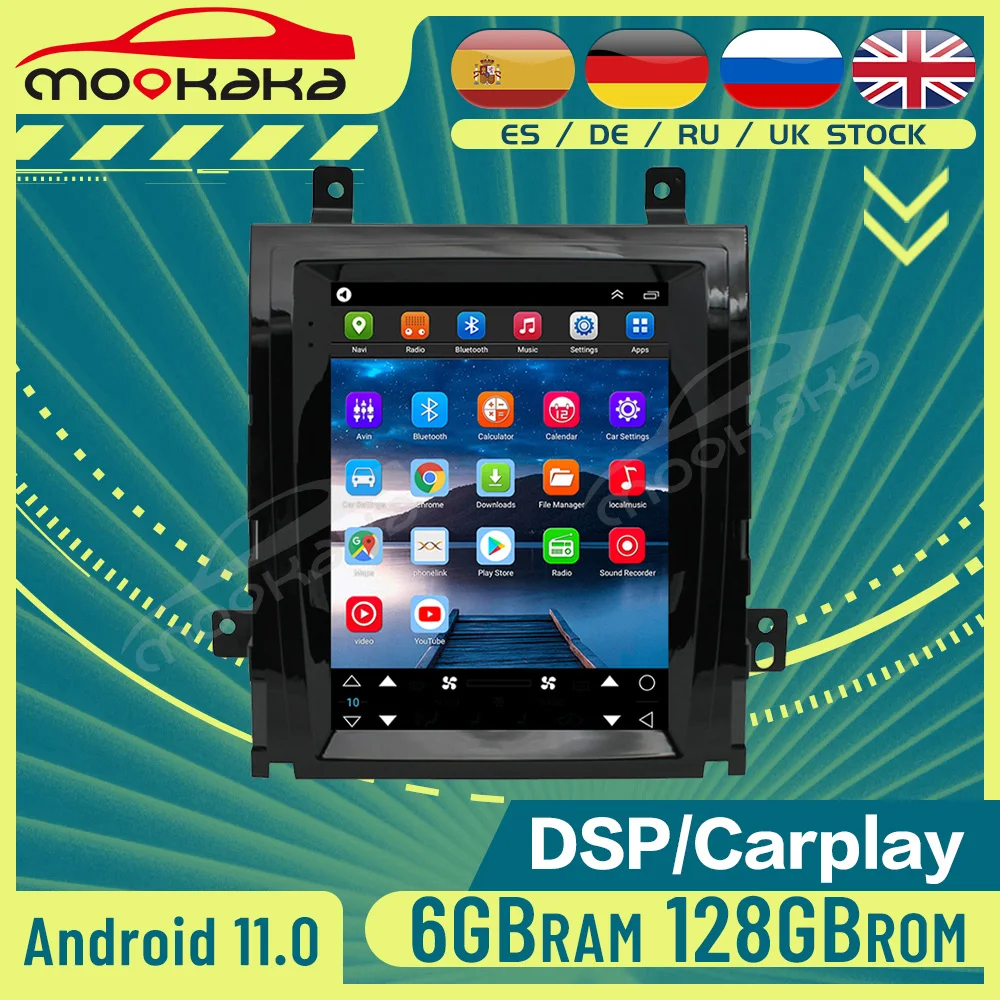 128G Android 11 для Cadillac Escalade/SLS GPS-навигация 9,7 "Авторадио Стерео DSP беспроводной Carplay мультимедийный плеер головное устройство
128G Android 11 для Cadillac Escalade/SLS GPS-навигация 9,7 "Авторадио Стерео DSP беспроводной Carplay мультимедийный плеер головное устройство
